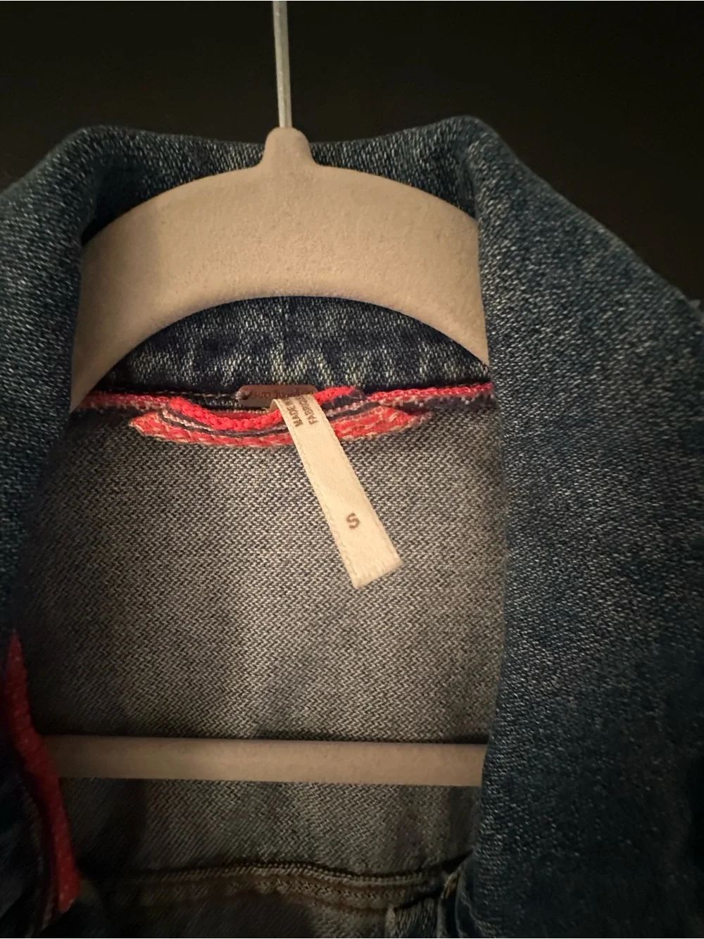 Free People Classic Blue Denim Jacket - Medium Wash - Picture 2 of 3